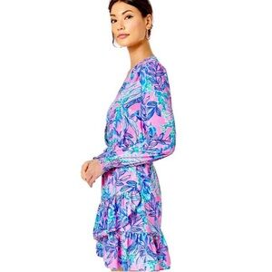 NWT Lilly Pulitzer Cristiana Stretch Dress in Lilac Rose Just a Lil Jelly sz8